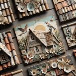 Decoupage Su Tegole Vecchie trasforma i tuoi tetti in opere d'arte uniche