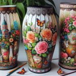 Decoupage Su Vasi Di Plastica originalità e stile per la tua casa