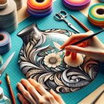 Creare decorazioni uniche con la tecnica di decoupage su vetro utilizzando la carta di riso