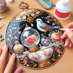 Creare bellissime decorazioni con decoupage su vetro con colla vinilica