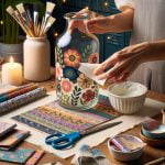 Decoupage Su Vetro Con Tovaglioli Tutorial passo dopo passo per creare opere d'arte uniche
