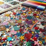 Splendente creatività con glitter per decoupage