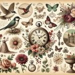 Immagini Per Decoupage Da Stampare selezione di design vintage e floreali per il tuo progetto