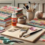 Crea opere uniche con il materiale per decoupage su legno