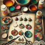 orecchini decoupage tutorial