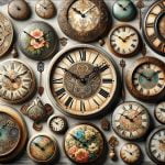 Orologi Per Decoupage crea orologi unici con carte decorative e decoupage artistico