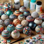 Palline Di Plastica Per Decoupage Scatola di palline di plastica per decoupage