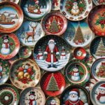 Piatti Decoupage Natale Piatti decorati con decoupage per un Natale speciale