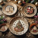 Piatti Natalizi Decoupage Bellissimi piatti natalizi decorati con la tecnica del decoupage