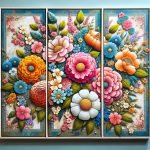Quadri Decoupage Con Fiori eleganza floreale per la tua casa