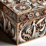 Scatola Cartone Decoupage creativa e unica