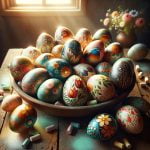 Creare decorazioni uniche sulle uova di Pasqua con tecnica del decoupage