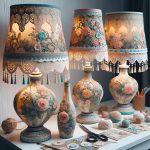 Abajeour Con Damigiane Decorate a Decoupage Fai Da Te idea creativa per il tuo decoeppage fai da te