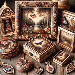 Amplia la tua gamma di accessori per decoupage in legno con stili unici e di alta qualità