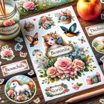 Personalizza i tuoi progetti con adesivi decoupage con nomi unici e originali