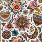 Personalizza i tuoi progetti con gli adesivi per decoupage brillantinati, per un tocco di luccichio unico