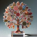 Realizza un originale alberello plexiglass decorato con tecnica decoupage per un tocco unico nella tua casa