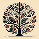Albero Stilizzato Decoupage creazione di un'opera d'arte unica con tecnica decoupage