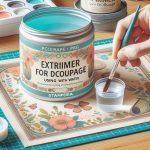 Allungare Primer Stamperia Per Decoupage Con Acqua consigli e tecniche per la stampa creativa con il tuo progetto
