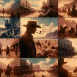 Creare un quadro con l'analisi di C'era una volta il West attraverso il decoupage