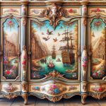 Scopri l'arte degli Antichi Armadi Ornati con Tecnica Decoupage per un tocco vintage unico