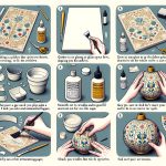 Tutorial passo passo per creare opere d'arte decoupage uniche