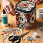 Attività Da Decoupage Per Ricoprire Un Barattolo Del Caffè Idee originali per personalizzare barattoli del caff con tecniche di decoupage e creativit
