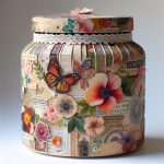 Barattolo Decoupage ricicla e decora con creatività