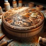 Creatività e precisione nel decorare basi in legno per decoupage