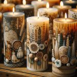 Decoupage Su Candele Di Cera Decora le candele di cera con la tecnica del decoupage per creare eleganti e originali centrotavola