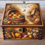 Decoupage Su Cassette Di Legno Della Frutta originalità e stile per il tuo arredamento