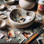 Decoupage Su Ceramica Grezza Decorazioni uniche con decoupage su ceramica grezza per creare opere d'arte personalizzate e originali
