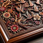 Decoupage Su Cornice Di Legno crea un'opera d'arte unica e originale