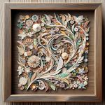 Decoupage su legno per cornici uniche e creative
