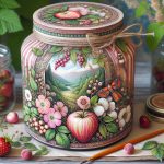 Decoupage Su Vetro Barattolo Barattoli unici per regali originali ed eleganti
