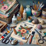 Scopri dove trovare materiale per decoupage in negozi specializzati o online, per realizzare creazioni uniche
