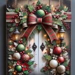 Fuoriporta Natalizio Decoupage Realizza un bellissimo fuoriporta natalizio decoupage per decorare la tua porta durante le festività