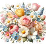 Creazioni uniche con immagini di fiori per decoupage