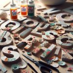 Creare decorazioni uniche con le lettere in legno per progetti di decoupage creativo