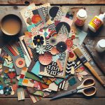 Materiale Decoupage Su Legno semplice, divertente e unico