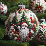 Realizza allegre palline di Natale di polistirolo con decoupage per un tocco creativo e festoso