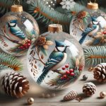 Palline Trasparenti Natale Decoupage idee creative e originali per un albero unico