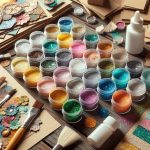 Decora con gusto utilizzando la polvere glitter decoupage per un tocco luminoso e scintillante