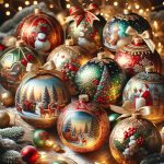 Sfere Di Natale Con Decoupage idee originali per decorare l'albero con stile e creatività